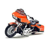Miniatura Moto Hd Cvo Road Glide 2022 Série 44 1:18 Maisto