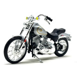 Miniatura Moto Hd Fxst Softail 1984 Série 44 1:18 Maisto