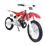 Miniatura Moto Honda Cr 250r Trilha Motocross Maisto 1/18