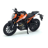 Miniatura Moto Ktm 250 Duke Laranja 1:18 Burago