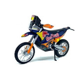 Miniatura Moto Ktm Rally Dakar Red Bull Burago 1/18