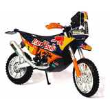 Miniatura Moto Red Bull Ktm 450 Rally Dakar 2019 Burago 1/18