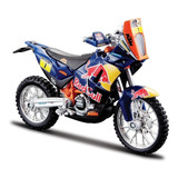 Miniatura Moto Red Bull Ktm Racing 450 Rally 1:18 Bburago