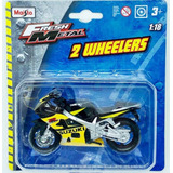 Miniatura Moto Suzuki Gsx-r600 1:18 Maisto 010518