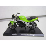 Miniatura Moto Triumph Speed Triple - Maisto - Usada