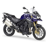 Miniatura Moto Triumph Tiger Explorer 1200 Coleção Welly