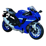 Miniatura Moto Yamaha R1 Azul Maisto 1:12