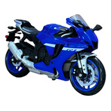 Miniatura Moto Yamaha R1 Azul Maisto 1:12