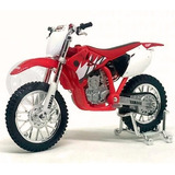 Miniatura Moto Yamaha Yz 450f Vermelha Maisto 1/18 