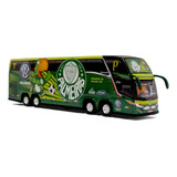 Miniatura Ônibus Palmeiras Maior Campeão Brasil 30 Cm