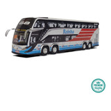 Miniatura Ônibus Viação Rainha Premium G8 30cm