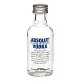 Miniatura Vodka Absolut 50ml Mini Garrafa Sabor Natural