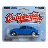 Miniatura Volkswagen Fusca California Minis 1/64