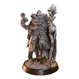 Miniaturas As Cavernas Subterrâneas Feiticeiro Anão D&d Rpg
