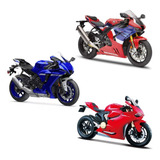 Miniaturas De Moto Honda Ducati Yamaha 1/18 Maisto Kit