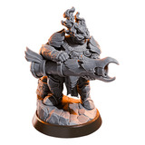 Miniaturas Forja Da Fênix Anão Com Canhão Rpg D&d Tabuleiro