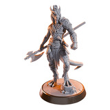 Miniaturas Forja Da Fênix Draconato Com Machado Rpg D&d
