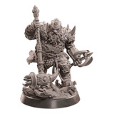 Miniaturas Rugido Da Morte Eterna Anão Martelo D&d Rpg