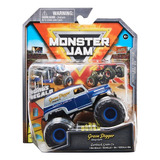 Miniveículo Monster Jam 1:64 - Die Cast Truck - Grave Digger