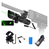 Mira Laser Airsoft Caça Carabina Espingarda Rifle Ajustável