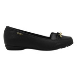 Mocassim Feminino Adulto Confortavel Modare Preto Snake Flex