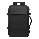 Mochila Bange Expansível E Impermeável Entrada Usb Preta 45l