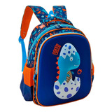 Mochila Bolsa Pequena Dinossauro Dino Baby Escolar Infantil