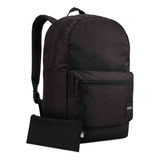 Mochila Case Logic Commence Ccam1216 Porta Nb Com Design De Tecido Liso Preto De Até 15,6 Cores