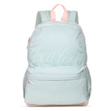 Mochila Coca Cola Soft Verde Desenho Do Tecido Lisa