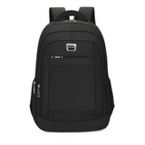 Mochila Escolar Bolsa Básica Trabalho Viagem Motoboy Barata Cor Preto Desenho Do Tecido Liso