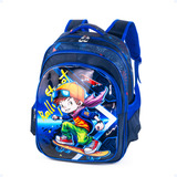 Mochila Escolar Grande Com Alça Reforçada Infantil Estampada