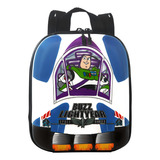Mochila Escolar Lancheira Toy Story Buzz Nave 3d Infantil Cor Verde