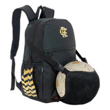 Mochila Esportiva Xeryus Flamengo Porta-bola Preto
