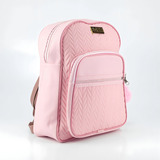 Mochila Feminina Pequena Bolsa Mulher De Costas Com Alça Cor Rosa Bebê