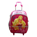 Mochila G De Rodinhas Barbie Moda E Magia Original Sestini