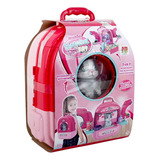 Mochila Hospital Pet Cat Infantil Dm Toys