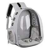 Mochila Para Cães E Gatos, Bolsa Espacial Portátil, Cor Cinza