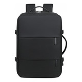 Mochila Para Notebook Dell Lenovo Acer Hp Macbook Air M1 M2 M3 Mala De Viagem Executiva Unissex Impermeável Bolsa Notebook 17 Mochila Escolar Faculdade Casual Livros Resistente Reforçada Cor Preto