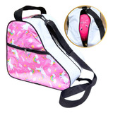 Mochila Patins Quad Inline,unicórnio Rosa 