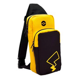 Mochila Pokémon Para Switch Mariconera Go Pack Hori Color Pikachu/pokémon Trainer Pack