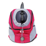 Mochila Portátil Para Viagem Pet De Malha Respirável Tam Gg