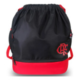 Mochila Saco Esportiva Com Porta Chuteira Flamengo Escolar