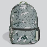 Mochila adidas Adrpt Dinossauros Juvenil Cinza E Verde Cor Cinza-verde Desenho Do Tecido