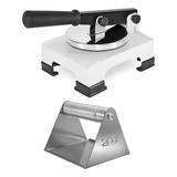 Modelador De Hamburguer Hamburgueiro Prensa Smash Burguer G3 Cor Inox