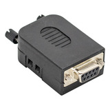 Módulo Adaptador Db9 Serial Rs232 Fêmea Para Borne Com Case