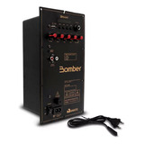 Módulo Amplificador Bomber Ac 150w Rms 1 Canal 4 Ohms Bt Usb Cor Preto