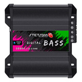 Modulo Amplificador Stetsom Db800.1 2 Ohms Grave Poderoso Cor Preto