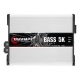 Modulo Amplificador Taramps Bass 5k 1 Canal 5000 Rms 1 Ohm Cor Prateado/branco