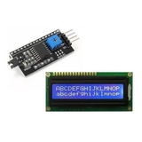 Modulo Arduino I2c + Display 16x2 1602 Backlight Azul