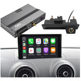 Módulo Carplay Android Auto Apple + Câmera De Ré Audi A3